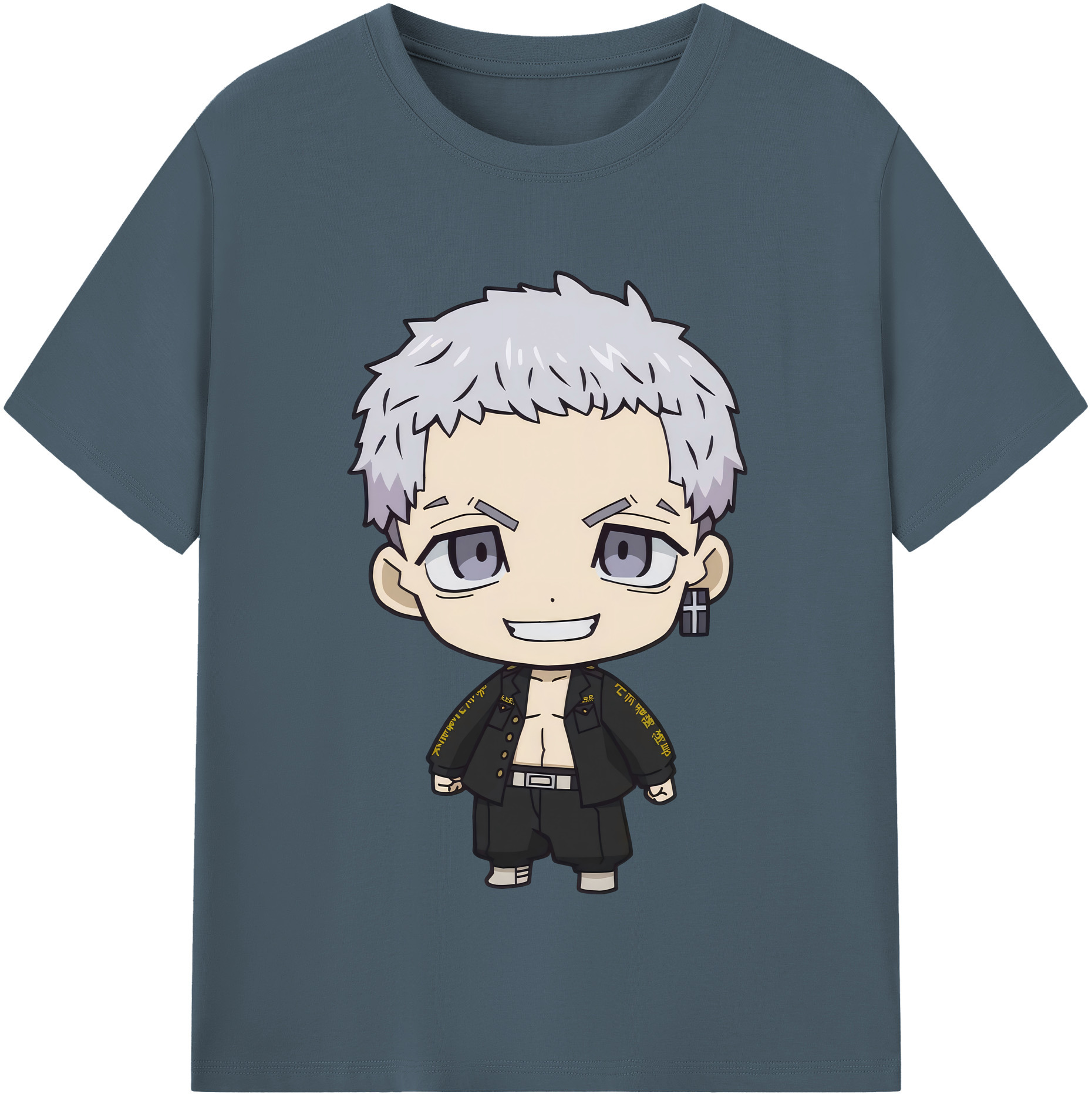 （画像用） 東京リベンジャーズ Tokyo Revengers 綿100％半袖Tシャツ（フロントプリント）